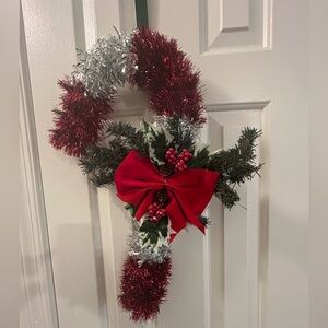 Candy cane wreaths